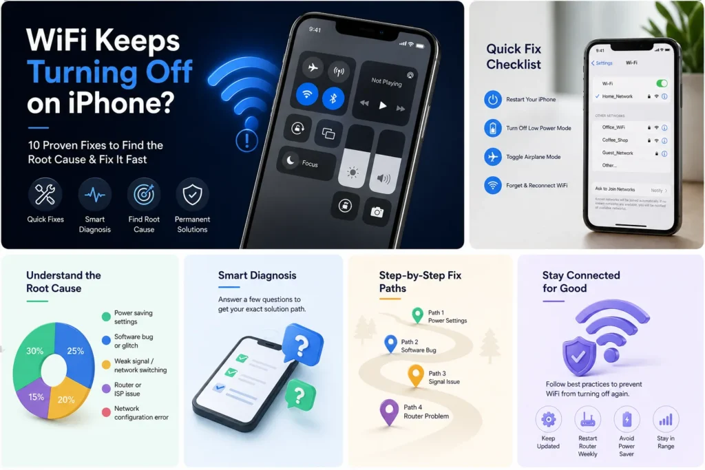WiFi Keeps Turning Off on iPhone — Fix It Fast